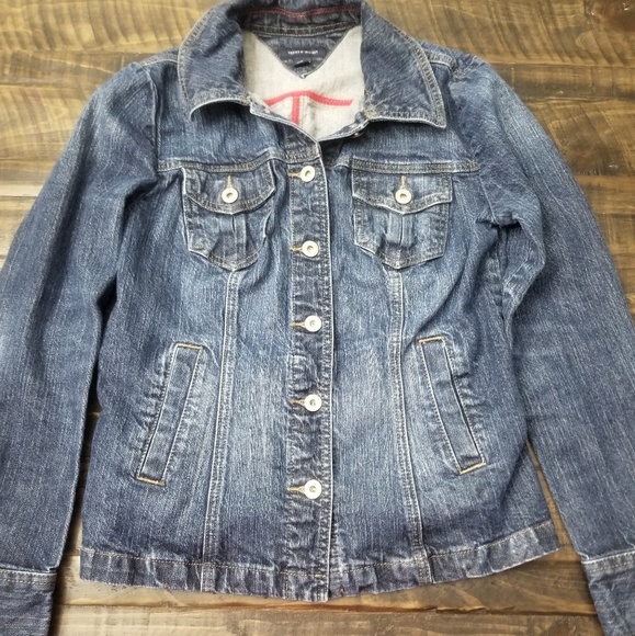 womens tommy hilfiger denim jacket